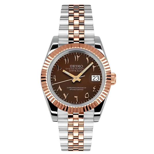 seikojust chocolate rose gold arabic